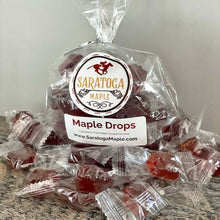 Load image into Gallery viewer, Maple Syrup Hard Candy - Maple Drops - 18 piece bag
