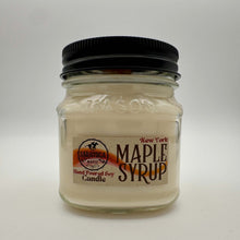 Load image into Gallery viewer, NY Maple Syrup Candle - Hand Poured Soy Wood Wick 8oz
