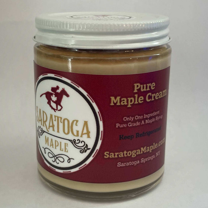 Jar of classic maple butter from Saratoga Maple