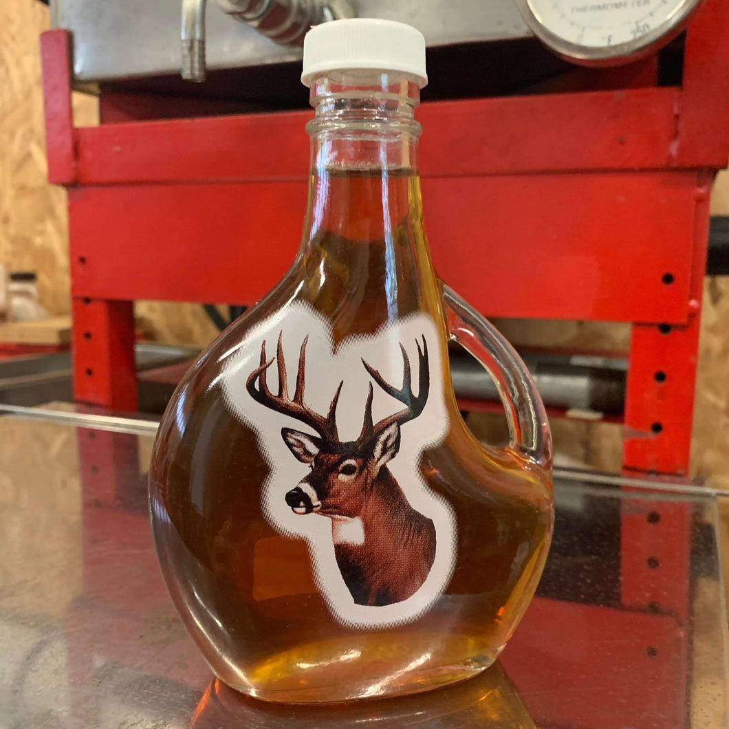 Maple Syrup Gift in Whitetail Deer Big Buck Bottle - Saratoga Maple