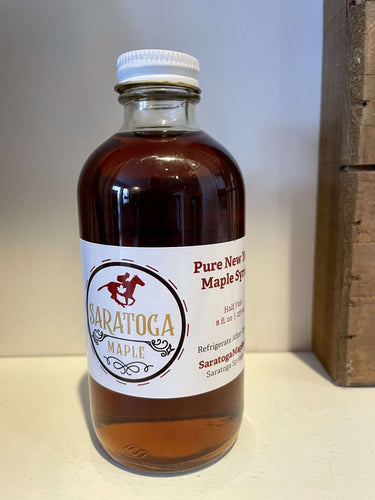 Maple Syrup - Glass Bottle - Half Pint - Saratoga Maple