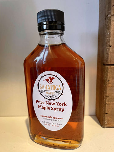 Maple Syrup - Glass Flask - Saratoga Maple